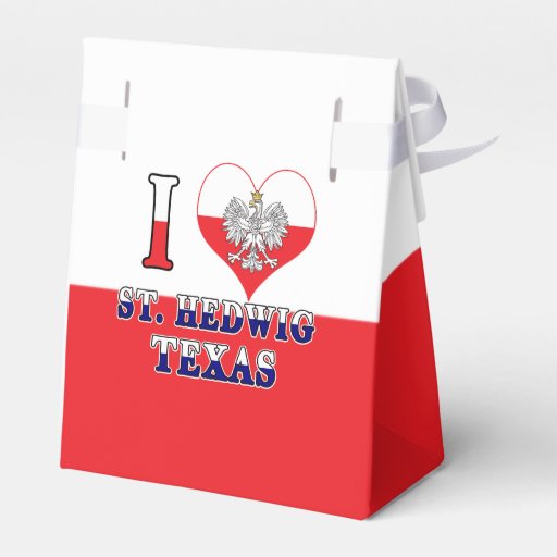 Image of I Heart Love St. Hedwig Texas Favour Box