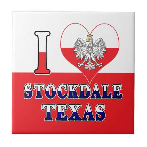 Image of I Heart Love Stockdale Texas Tile