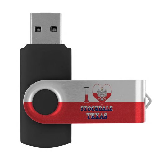 Image of I Heart Love Stockdale Texas Usb Flash Drive