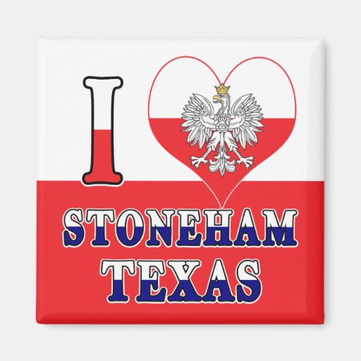 Image of I Heart Love Stoneham Texas Magnet