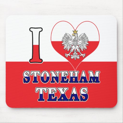 Image of I Heart Love Stoneham Texas Mouse Mat