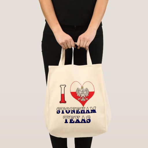 Image of I Heart Love Stoneham Texas Tote Bag