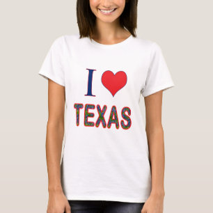 I (Heart) Love Texas Bluebonnet T-Shirt
