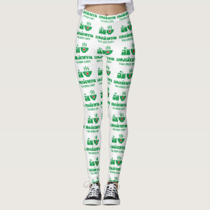I Heart (Love) Thai Green Curry Leggings