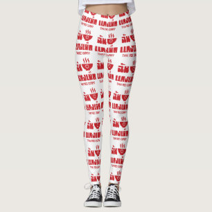 I Heart (Love) Thai Red Curry Leggings