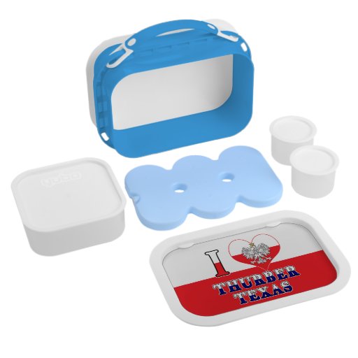 Image of I Heart Love Thurber Texas Lunch Box