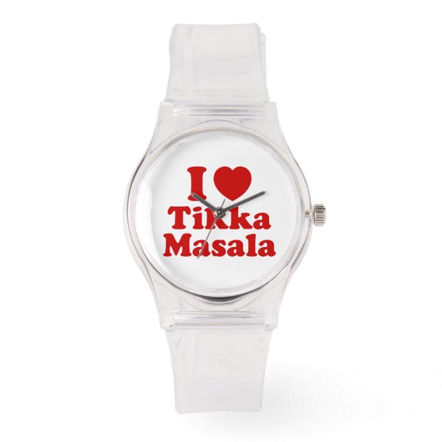 I Heart (Love) Tikka Masala Watch (Front)