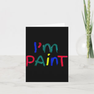 I Heart Love To Finger Paint I'm Paint Cute Couple Card