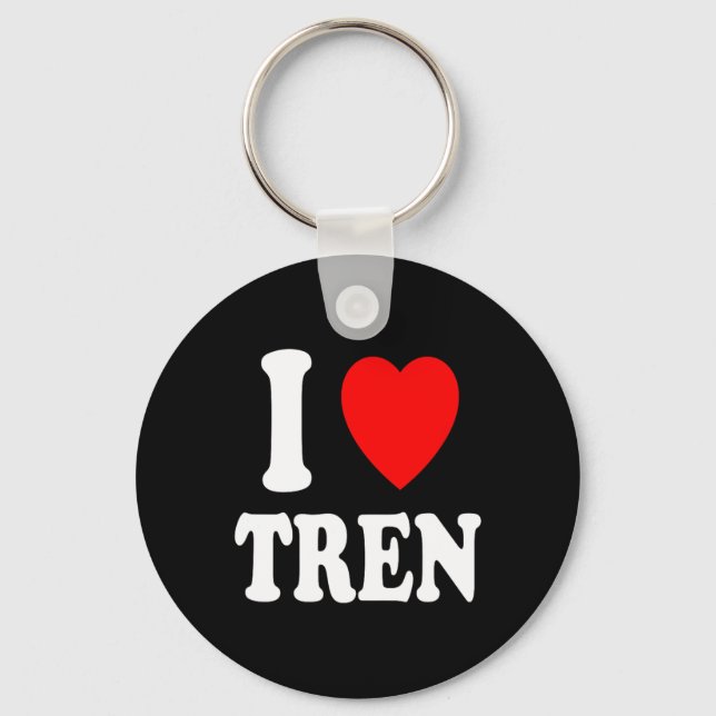 I Heart (love) Tren Bodybuilding Steroids Cycle Mu Key Ring (Front)
