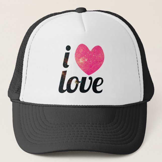I Heart Love Trucker Hat (Front)