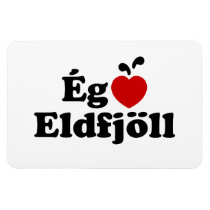 I Heart (Love) Volcanoes [Ég Elska Eldfjöll] Magnet