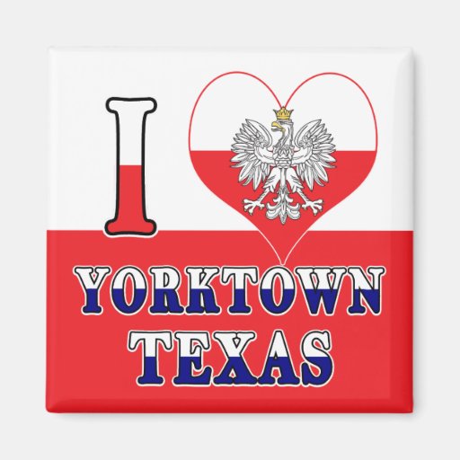 Image of I Heart Love Yorktown Texas Magnet