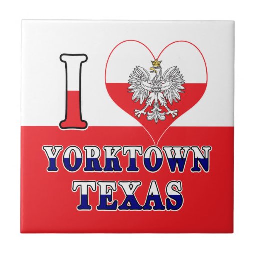 Image of I Heart Love Yorktown Texas Tile