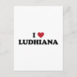 I Heart Ludhiana India Postcard
