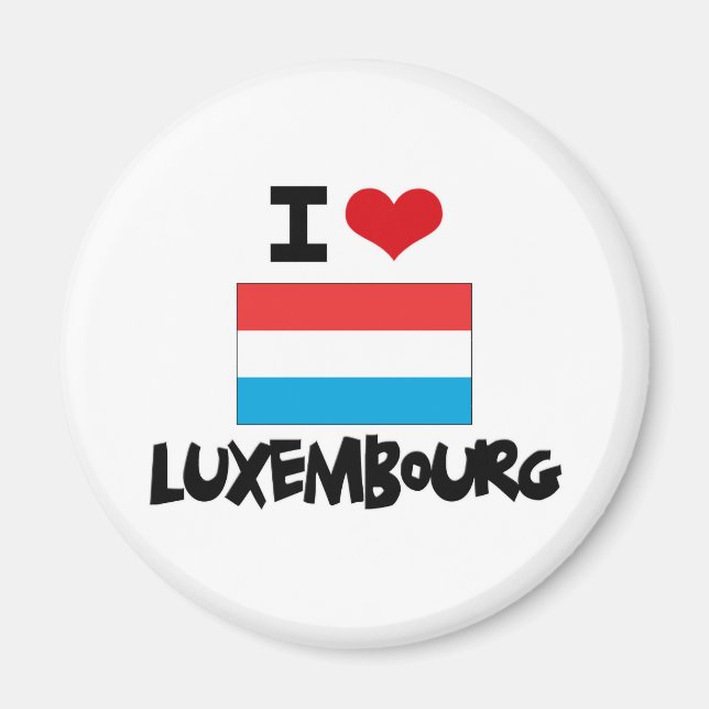 I HEART LUXEMBOURG MAGNET (Front)