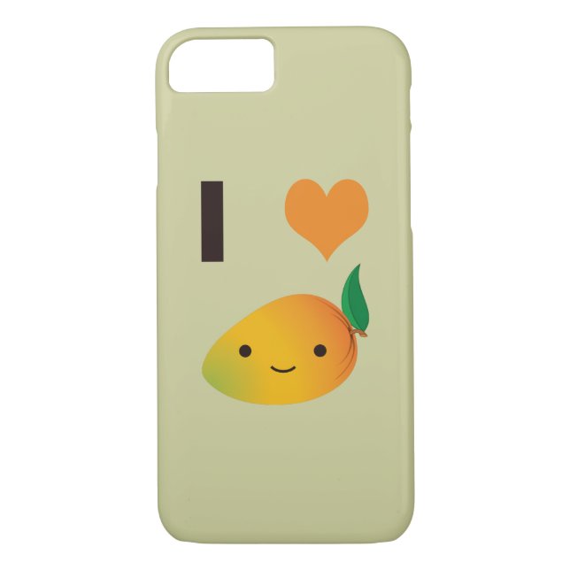 I Heart Mango Case-Mate iPhone Case (Back)