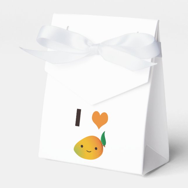 I Heart Mango Favour Box (Front Side)