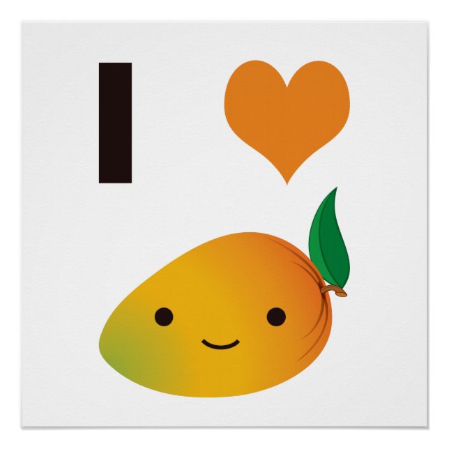 I heart Mango Poster (Front)