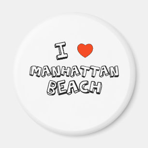 I Heart Manhattan Beach Magnet