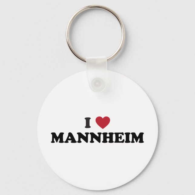 I Heart mannheim germany Key Ring (Front)