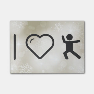 I Heart Martial Arts Post-it Notes