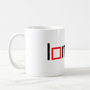 I heart math coffee mug