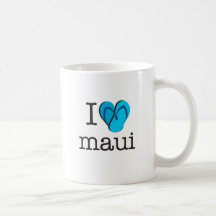I Heart Maui Flip Flops