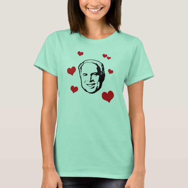 I Heart McCain T-shirt (Front)