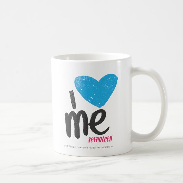 I Heart Me Aqua Coffee Mug (Right)
