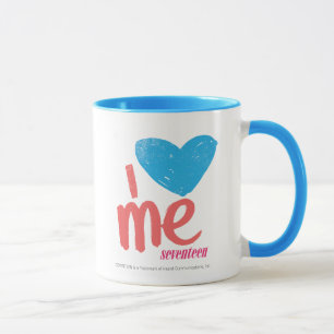 I Heart Me Aqua/Pink Mug