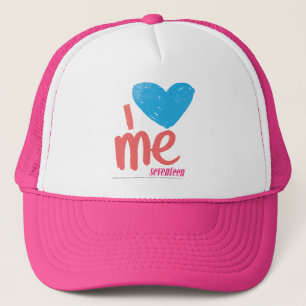 I Heart Me Aqua/Pink Trucker Hat