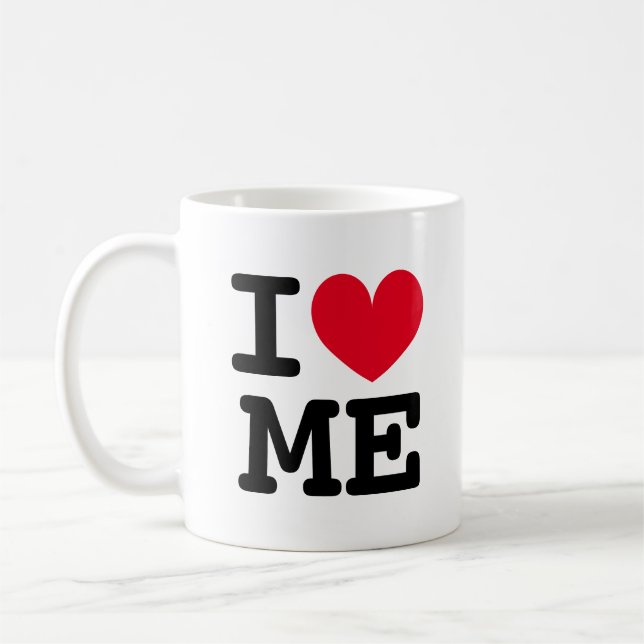 I heart me coffee mug (Left)