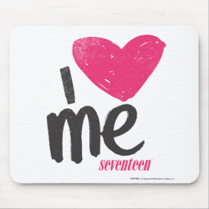 I Heart Me Magenta Mouse Mat