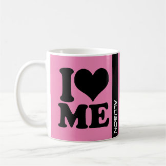 I Heart Me Monogram Coffee Mug