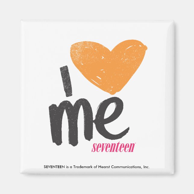 I Heart Me Orange Magnet (Front)