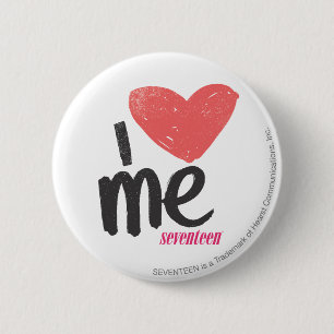 I Heart Me Pink 6 Cm Round Badge