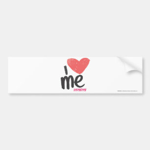 I Heart Me Pink Bumper Sticker