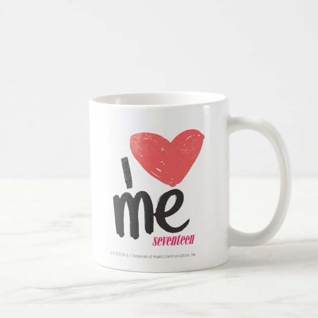 I Heart Me Pink Coffee Mug (Right)