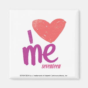 I Heart Me Pink/Purple Magnet