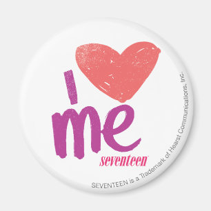 I Heart Me Pink/Purple Magnet