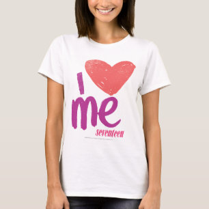 I Heart Me Pink-Purple T-Shirt