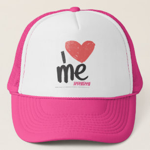 I Heart Me Pink Trucker Hat