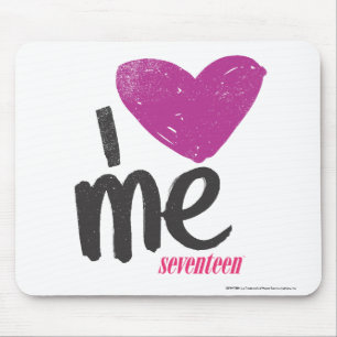 I Heart Me Purple Mouse Mat