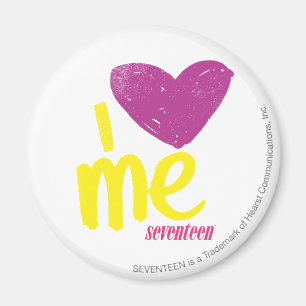 I heart Me Purple/Yellow Magnet