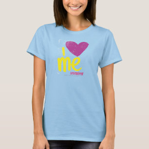 I Heart Me Purple-Yellow T-Shirt