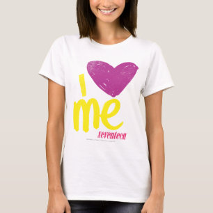 I Heart Me Purple-Yellow T-Shirt