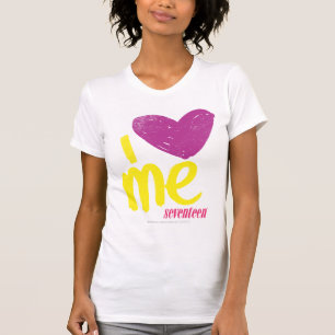 I Heart Me Purple-Yellow T-Shirt