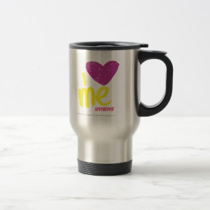 I heart Me Purple/Yellow Travel Mug