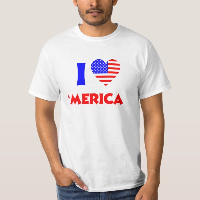 I heart merica T-Shirt (Front)
