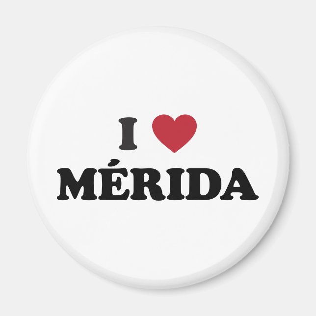 I Heart Mérida Mexico Magnet (Front)
